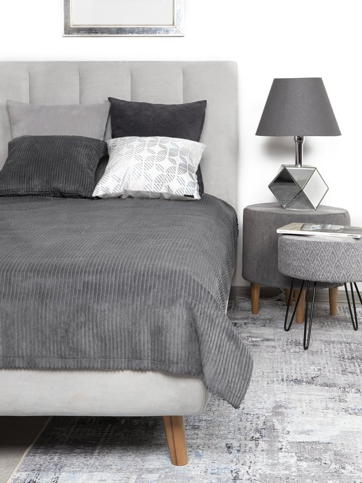 Декоративная подушка Cilium Grafit графитового цвета  - купить Декоративные подушки по цене 1254.0