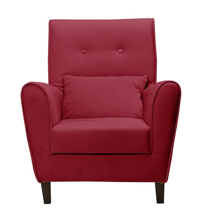 Кресло Френсис красно-розового цвета