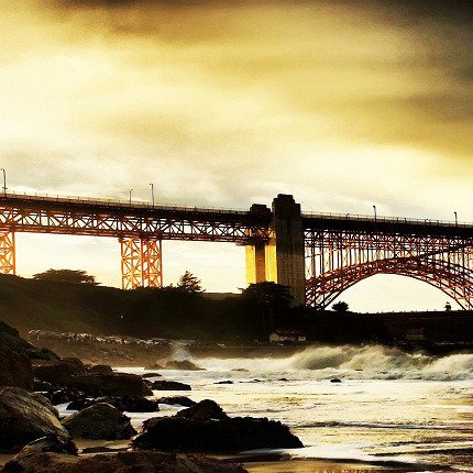Декоративная картина "Бруклинский мост" - лучшие Принты в INMYROOM