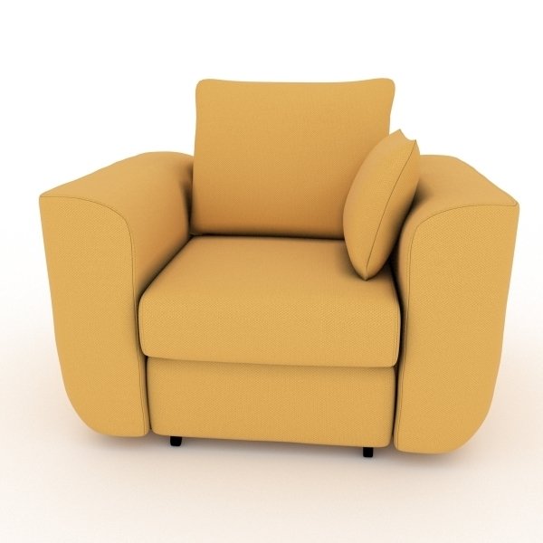 Кресло-кровать Stamford желтого цвета