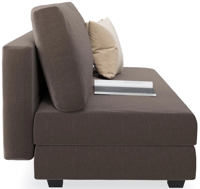 Прямой диван-кровать Forest коричневого цвета - купить Прямые диваны по цене 39142.0
