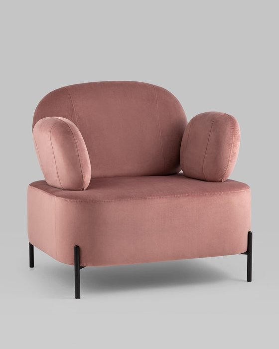 Кресло Кэнди пыльно-розового цвета - купить Интерьерные кресла по цене 24900.0
