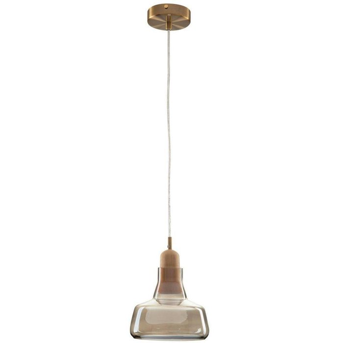 Подвесной светильник Ola с янтарным плафоном