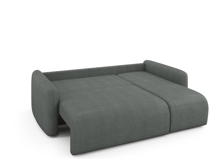Угловой раскладной диван Arti правый темно-серого цвета - купить Угловые диваны по цене 77100.0