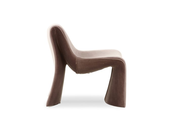 Кресло Duna коричневого цвета - лучшие Интерьерные кресла в INMYROOM