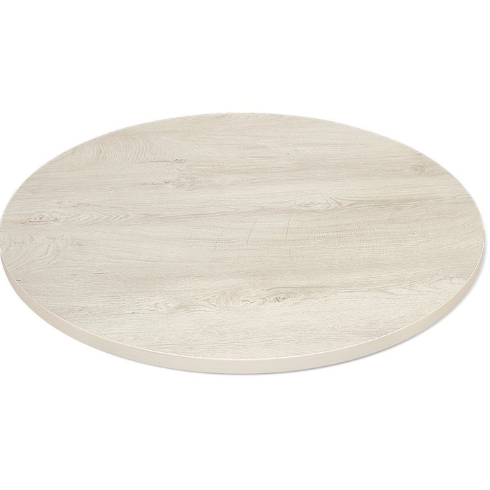 Обеденный стол круглый Francis серо-бежевого цвета - купить Обеденные столы по цене 9690.0