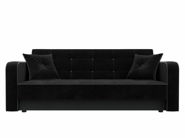 Диван-кровать Тур черного цвета - купить Прямые диваны по цене 31999.0