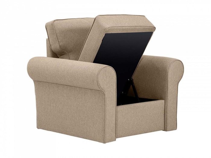 Кресло Murom серо-бежевого цвета - лучшие Интерьерные кресла в INMYROOM