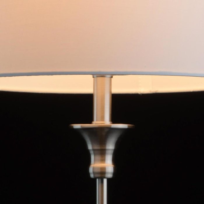 Настольная лампа Салон с белым абажуром - лучшие Настольные лампы в INMYROOM