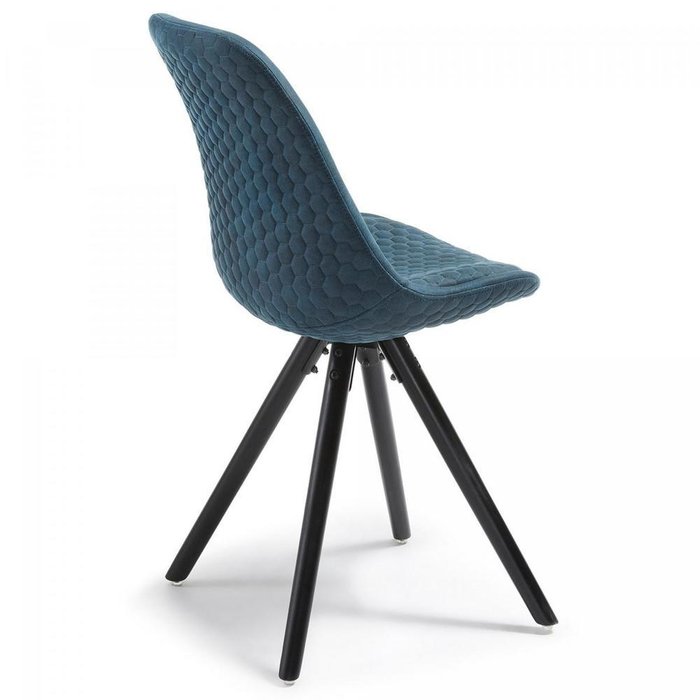 Набор из четырех стульев Lars темно-синего цвета - купить Обеденные стулья по цене 67960.0