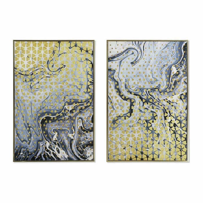 Картина Абстракция 60 x 3 x 90 cm современный лаковый (2 штук)