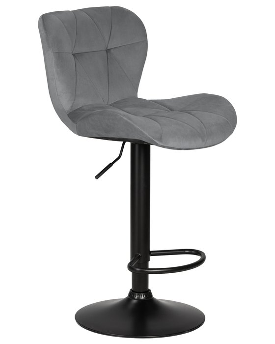 Барный стул Barny серо-черного цвета - купить Барные стулья по цене 6970.0