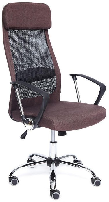 Кресло офисное Profit черно-коричневого цвета