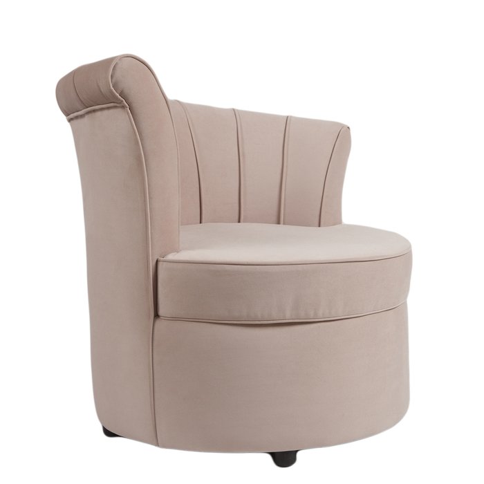 Кресло Shell бежевого цвета - купить Интерьерные кресла по цене 43165.0