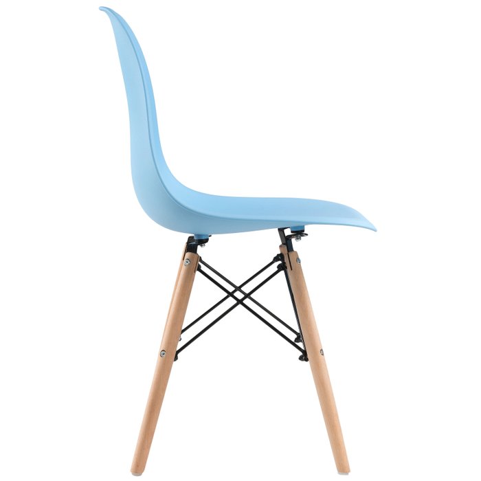 Стул обеденный бежево-голубого цвета - лучшие Обеденные стулья в INMYROOM