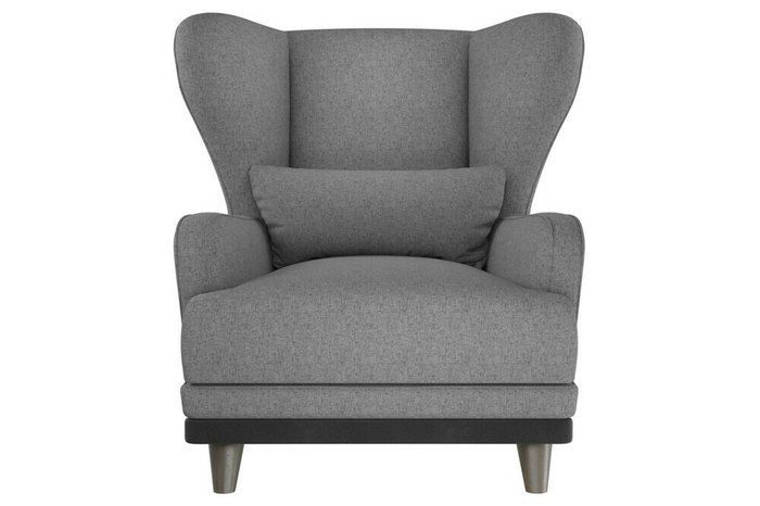 Кресло Оскар Velour 8 темно-серого цвета - купить Интерьерные кресла по цене 9660.0