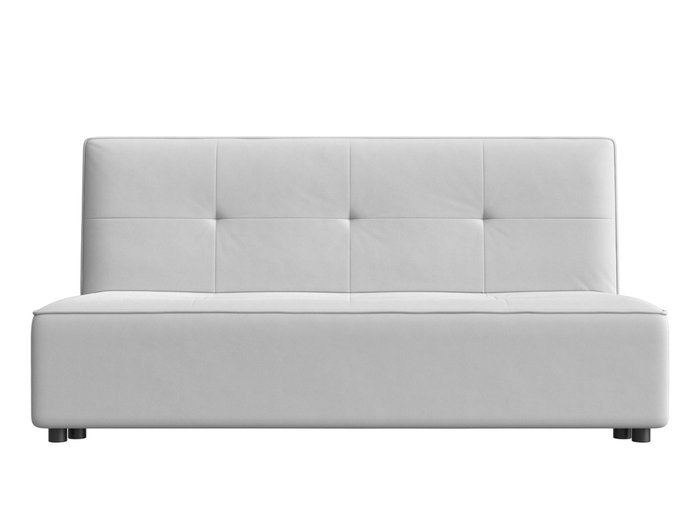 Прямой диван-кровать Зиммер белого цвета (экокожа) - купить Прямые диваны по цене 29990.0