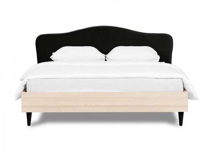 Кровать Queen II Elizabeth 160х200 с изголовьем черного цвета - купить Кровати для спальни по цене 40425.0