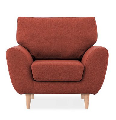 Кресло Алиса терракотокого цвета - купить Интерьерные кресла по цене 23850.0