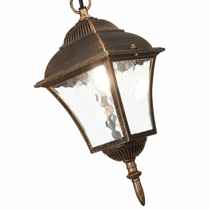 Светильник уличный подвесной Domenico бронзового цвета - лучшие Подвесные уличные светильники в INMYROOM