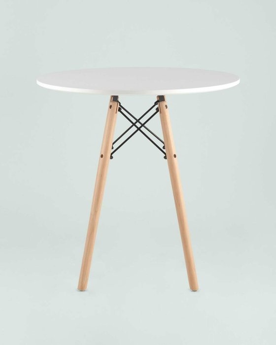 Обеденный стол Dsw Eames белого цвета - лучшие Обеденные столы в INMYROOM