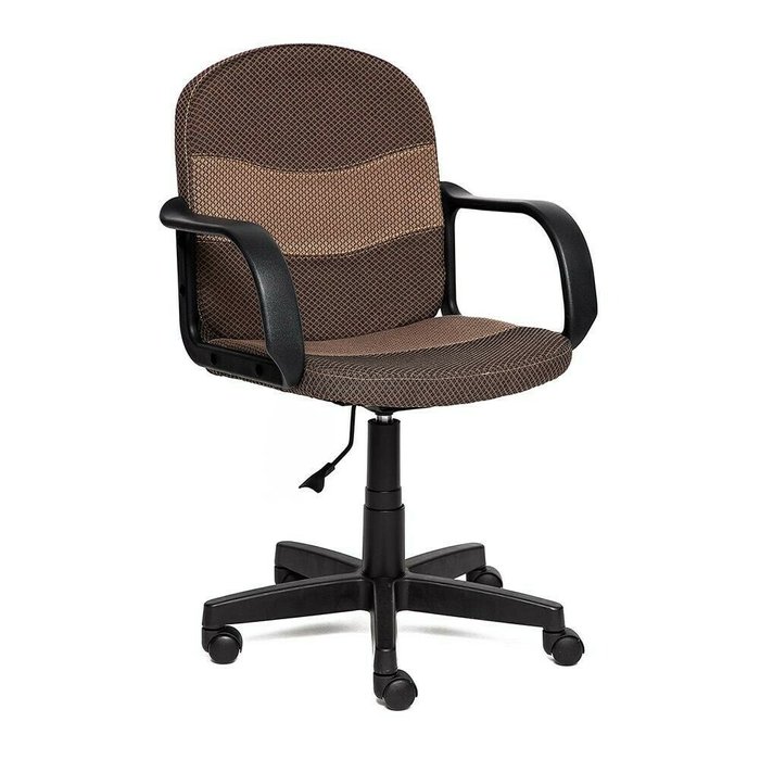 Кресло офисное Baggi коричнево-бежевого цвета