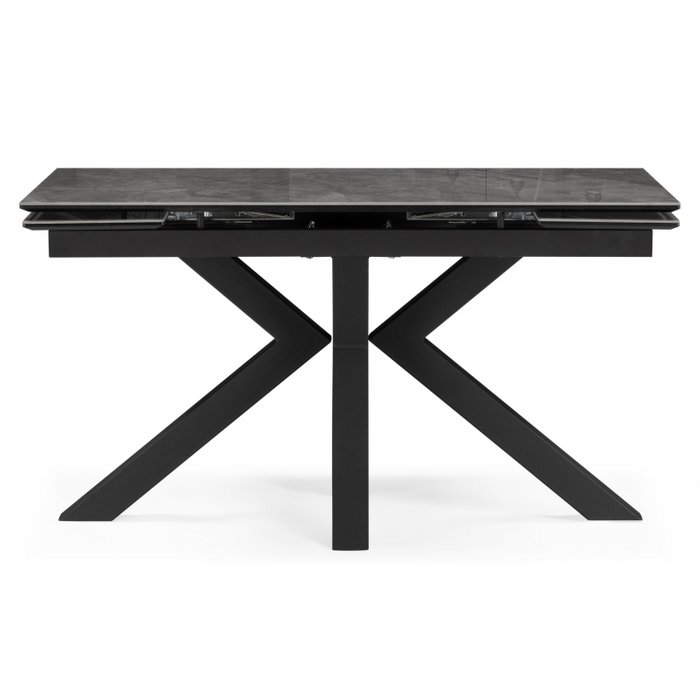 Раздвижной обеденный стол Бронхольм серого цвета - купить Обеденные столы по цене 59890.0