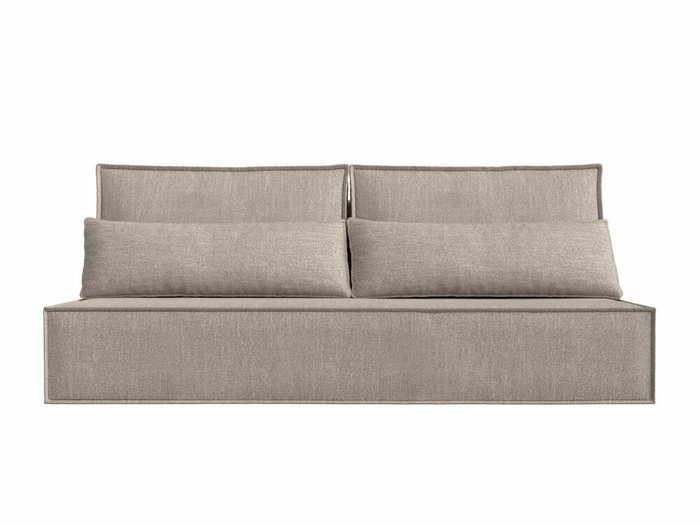 Прямой диван-кровать Фабио Лайт бежевого цвета - купить Прямые диваны по цене 24990.0