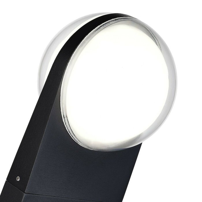 Светильник уличный наземный Celeste LED 2*6W 4000K черно-белого цвета - лучшие Наземные светильники в INMYROOM