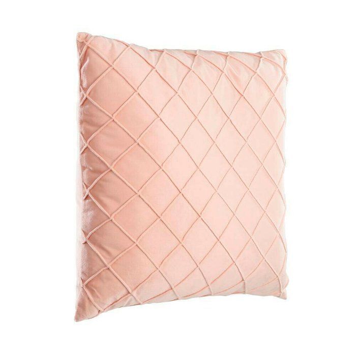 Декоративная подушка Shoura 45х45 розового цвета - лучшие Декоративные подушки в INMYROOM