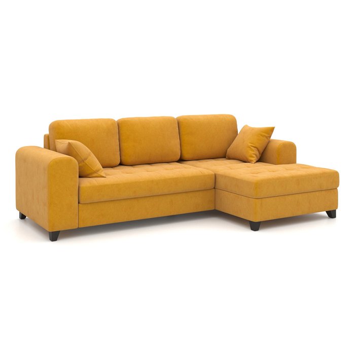 Угловой диван-кровать Vittorio EKL желтый - купить Угловые диваны по цене 101900.0