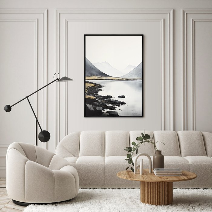 Репродукция картины Landscape collection, Calmness, No 2, 2024г. - лучшие Картины в INMYROOM