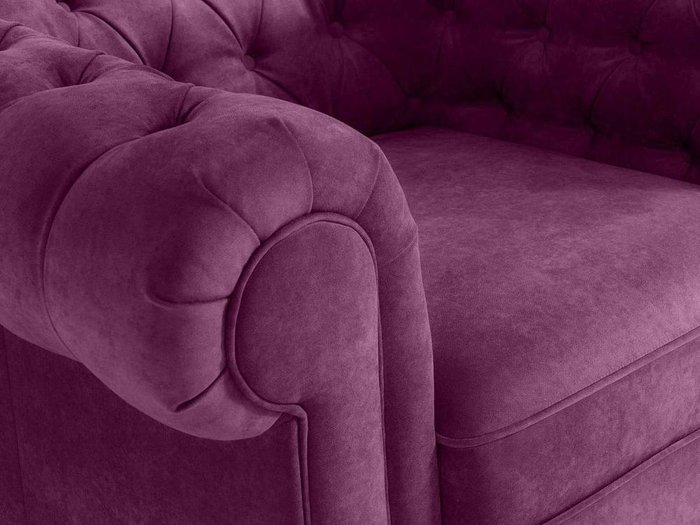 Кресло Chesterfield пурпурового цвета  - купить Интерьерные кресла по цене 56430.0