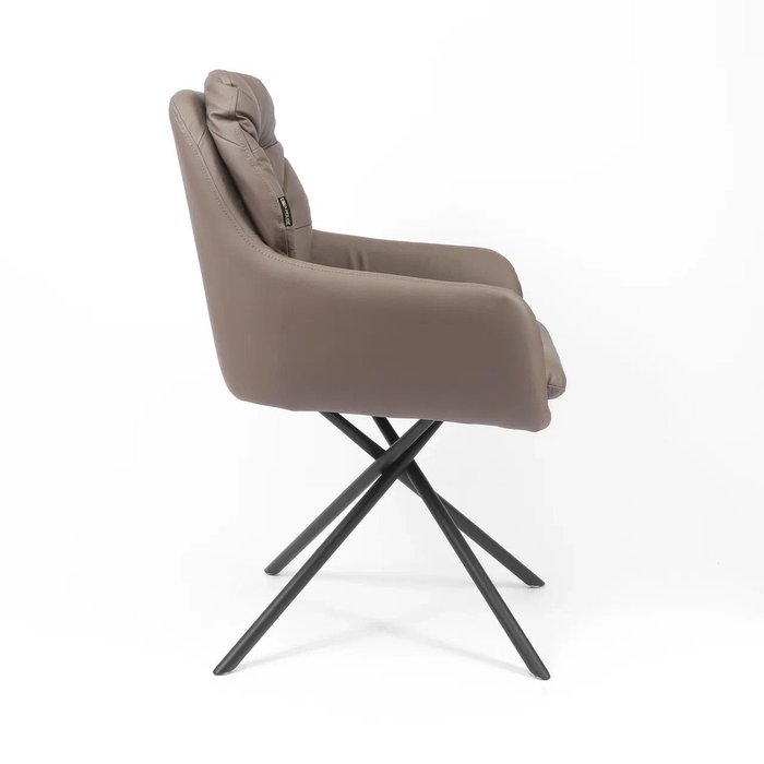 Стул Бристоль серо-коричневого цвета - лучшие Офисные кресла в INMYROOM