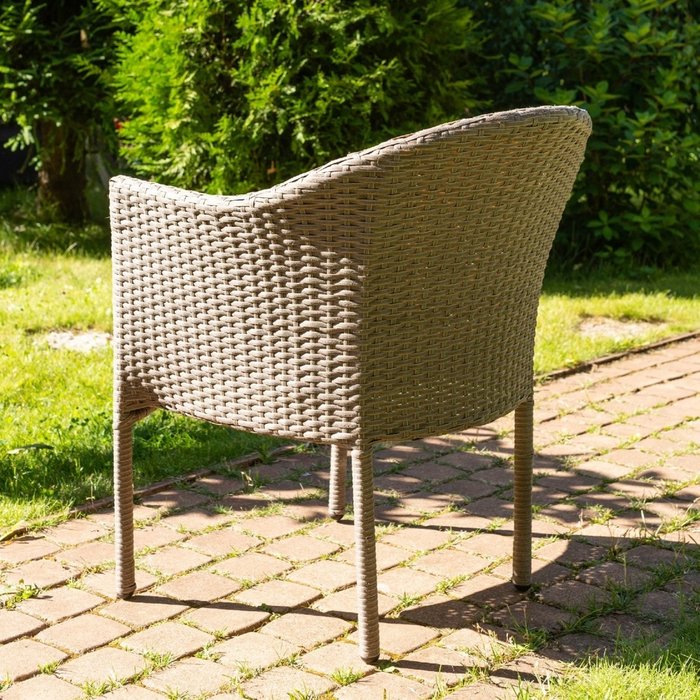 Стул садовый Fagnano табачно-коричневого цвета - лучшие Садовые стулья в INMYROOM