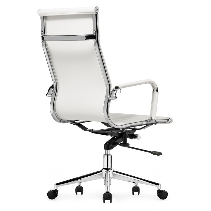 Стул офисный из экокожи Reus белого цвета - лучшие Офисные кресла в INMYROOM
