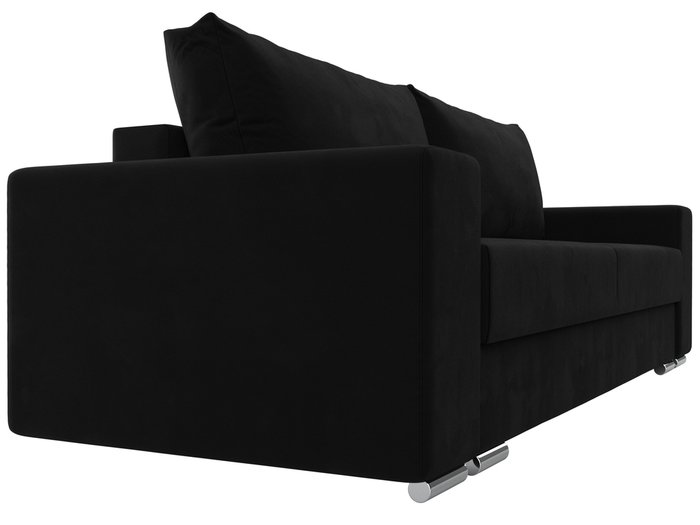 Прямой диван-кровать Дрезден черного цвета - лучшие Прямые диваны в INMYROOM