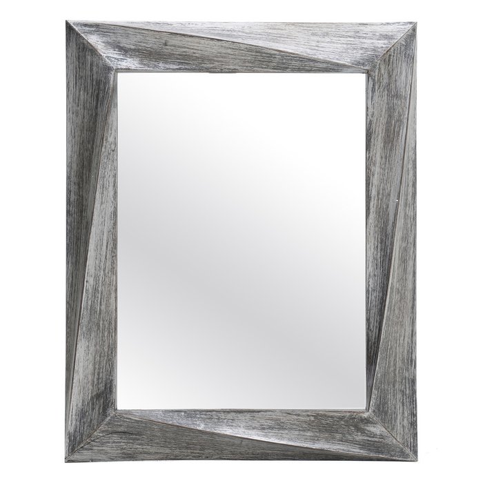 Зеркало настенное серебряного цвета