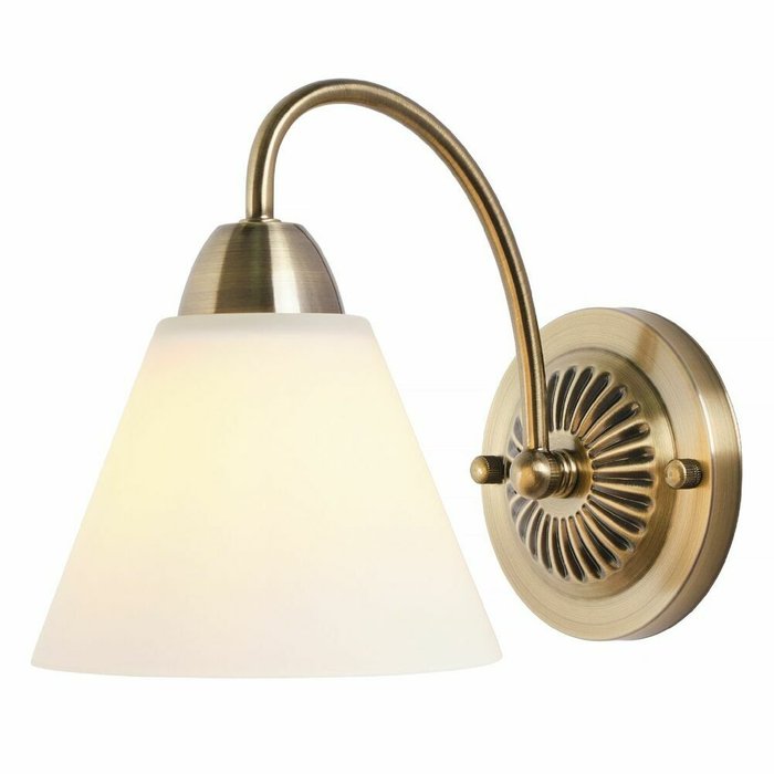 Бра Anna MR1450-1W (стекло, цвет белый) - купить Бра и настенные светильники по цене 2695.0
