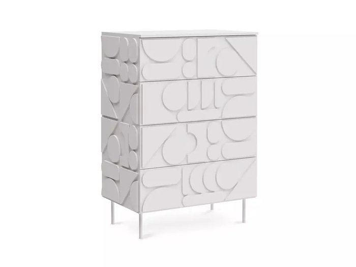 Комод Milton белого цвета Комод Milton белого цвета