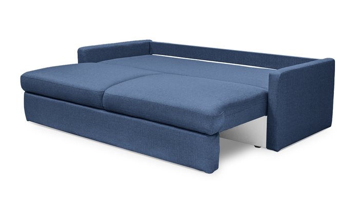 Диван-кровать Стелф ЭКО синего цвета - лучшие Прямые диваны в INMYROOM