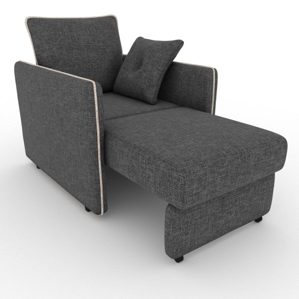 Кресло-кровать Cardinal серого цвета - купить Интерьерные кресла по цене 9700.0