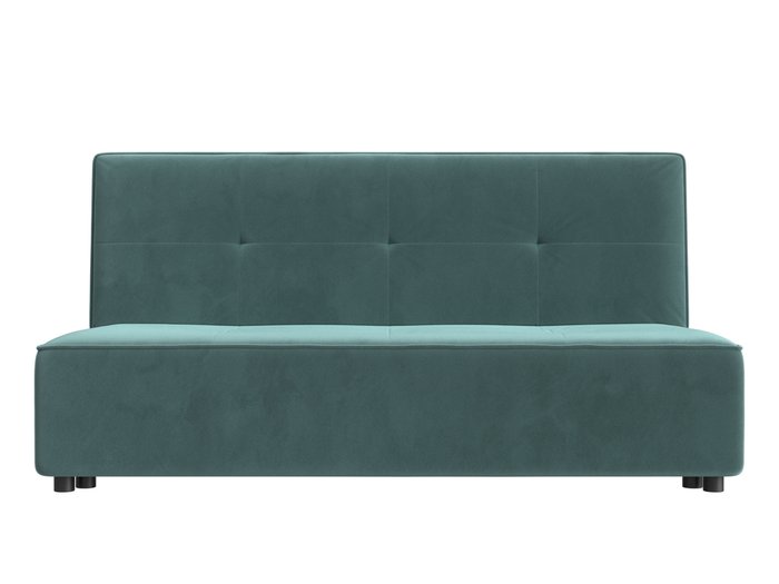 Прямой диван-кровать Зиммер темно-бирюзового цвета - купить Прямые диваны по цене 25999.0