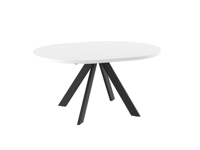 Раздвижной обеденный стол Рондо D120 белого цвета - купить Обеденные столы по цене 35490.0