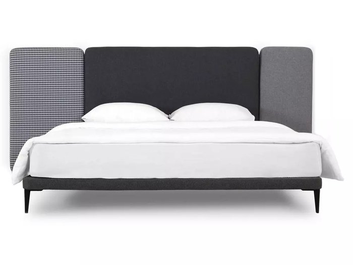 Кровать Licata 160х200 композиция 5 серого цвета