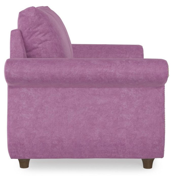 Диван прямой Шале дизайн 10 фиолетового цвета - лучшие Прямые диваны в INMYROOM