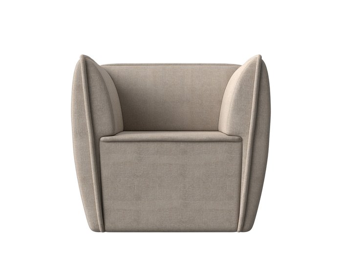 Кресло Бергамо бежевого цвета - купить Интерьерные кресла по цене 22999.0