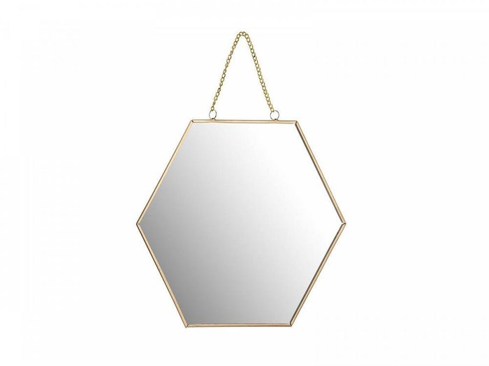 Зеркало настенное Honey Comb 20х20 золотого цвета Зеркало настенное Honey Comb 20х20 золотого цвета
