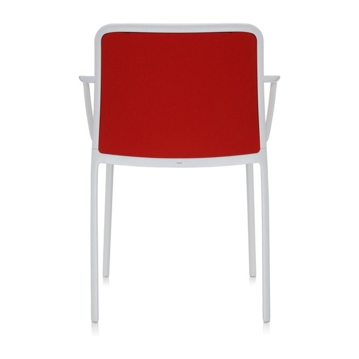 Стул Audrey Soft красного цвета с подлокотниками - купить Обеденные стулья по цене 89380.0