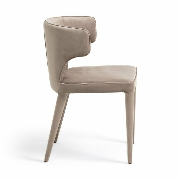 Кресло обеденное Favinie светло-серого цвета - лучшие Обеденные стулья в INMYROOM